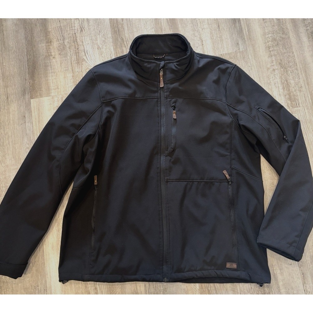 Zeroxposure Softshell Black Lined Men's Jacket Size XL Outdooor New no tags